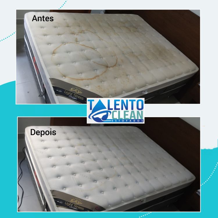 Antes e Depois de vários de nossos serviços de limpeza de estofados